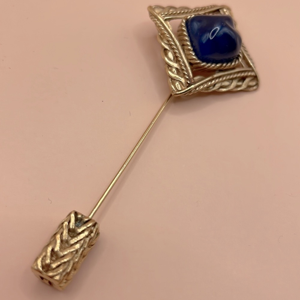 GIVENCHY Vintage Signed Stick Pin Brooch - Picture 4 of 9